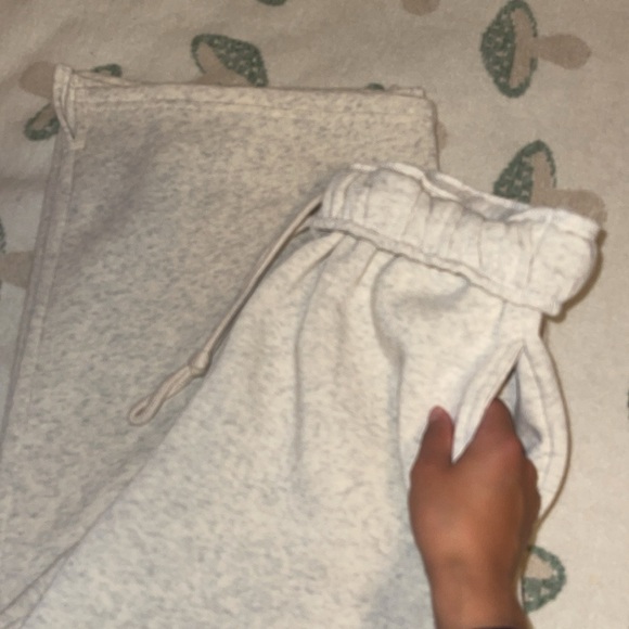 Casual wide leg gray sweatpants - Picture 3 of 9